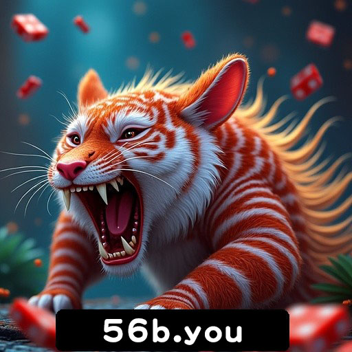 Painel com slots e jogos digitais disponíveis no 56b.you